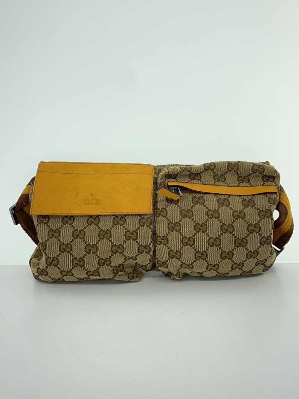 Gucci Waist Belt Crossbody Bag GG Canvas
